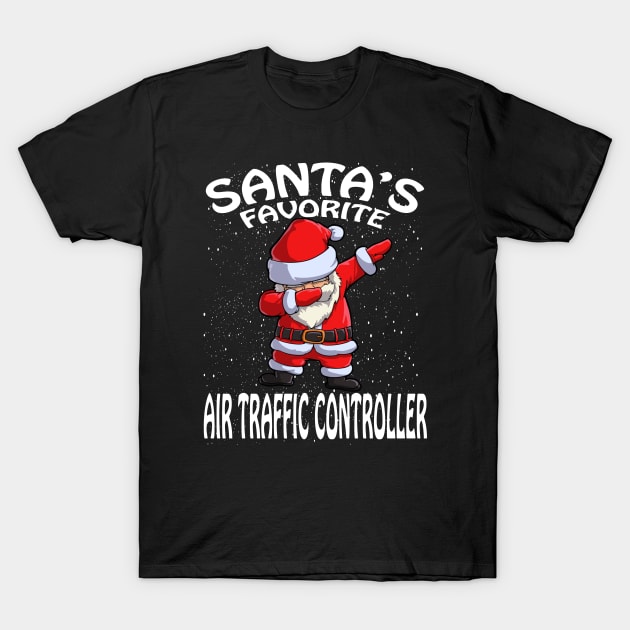 Santas Favorite Air Traffic Controller Christmas T-Shirt by intelus